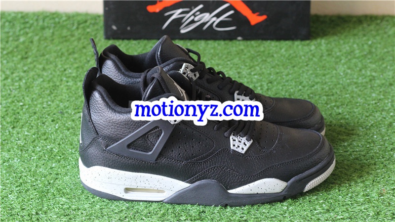 Authentic Air Jordan 4 Retro Fear Oreo